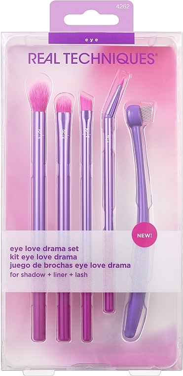 Set četkica za šminkanje očiju - Real Techniques Eye Love Drama Makeup Brush Kit