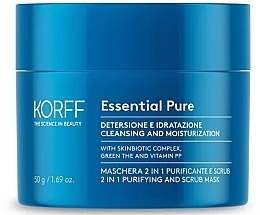 Piling-maska ​​za lice Korff Essential Pure 2 In 1 Scrub