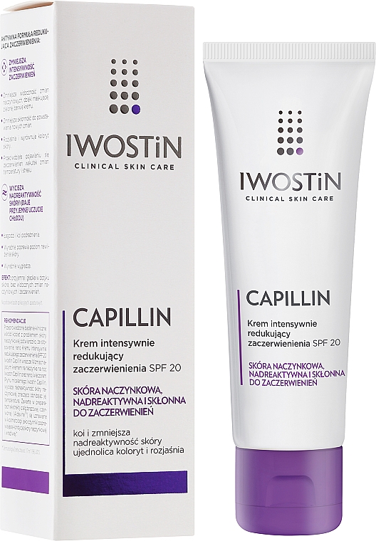 Učvršćujuća noćna krema za lice - Iwostin Capillin Intensive Cream SPF 20