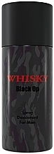 Evaflor Whisky Black Op Spray Deodorant For Men Dezodorans