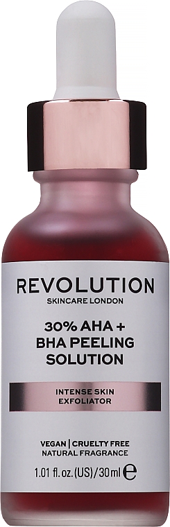 Intenzivan kemijski piling za blistavu kožu - Revolution Skincare 30% AHA + BHA Peeling Solution