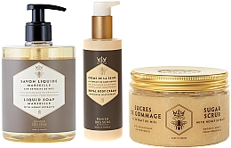 Set Panier Des Sens Honey (scrab/300g + soap/500ml + b/cr/200ml)