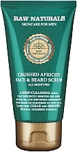 Piling za lice i bradu Raw Naturals Crushed Apricot Face & Beard Scrub