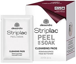 Maramice za skidanje laka za nokte Alessandro International Striplac Peel Or Soak Cleansing Pads