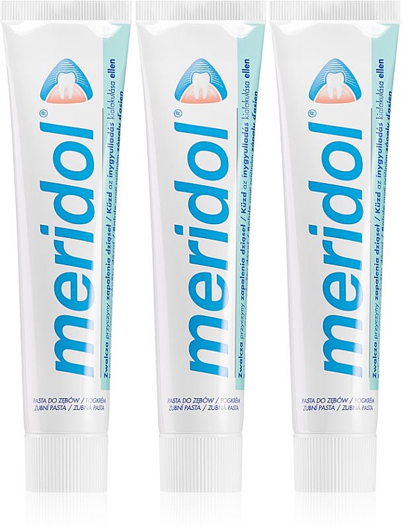 Set - Meridol (toothpaste/3x75ml)