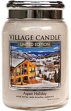 Mirisna svijeća u teglici Village Candle Aspen Holiday Glass Jar