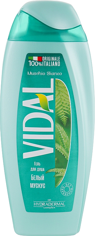 Gel za tuširanje "Bijeli mošus" Vidal White Musk Shower Gel