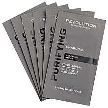 Trake za čišćenje lica Revolution Skincare Pore Cleansing Strips Charcoal