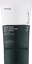 Krema za sunčanje za osjetljivu kožu, SPF 50+ PA++++ Anua Heartleaf Silky Moisture Sun Cream