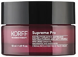 Krema protiv bora za suhu kožu Korff Supreme Pro Rich Face Cream