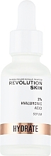 Serum za lice s hijaluronskom kiselinom Revolution 2% Hyaluronic Acid Plumping & Hydrating Serum