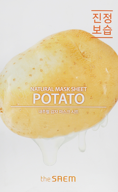 Sheet maska za lice "Krompir" - The Saem Natural Potato Mask Sheet