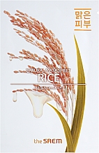 Hranjiva sheet maska The Saem Natural Mask Sheet Rice