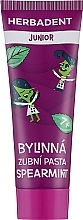 Pasta za zube za tinejdžere svježa menta Herbadent Junior Herbal Spearmint Toothpaste