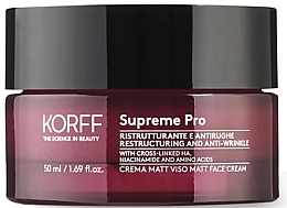 Restrukturirajuća krema za lice protiv bora Korff Supreme Pro Face Cream Matt