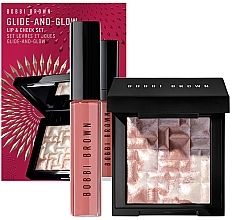 Set Bobbi Brown Glide And Glow Lip & Cheek Set (high/powder/3g + lip/gloss/6ml)