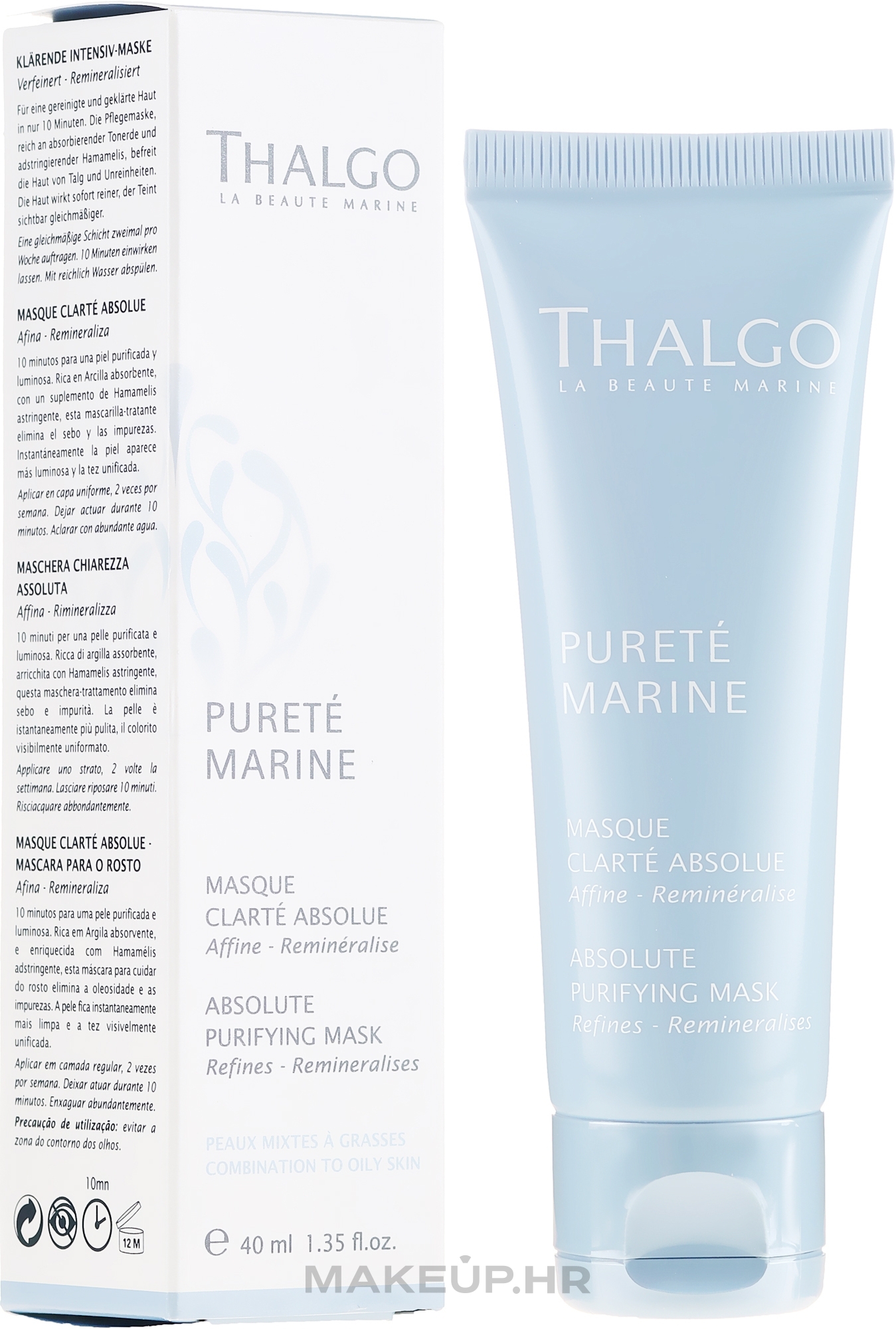 Maska za lice "Apsolutno čišćenje" Thalgo Absolute Purifying Mask