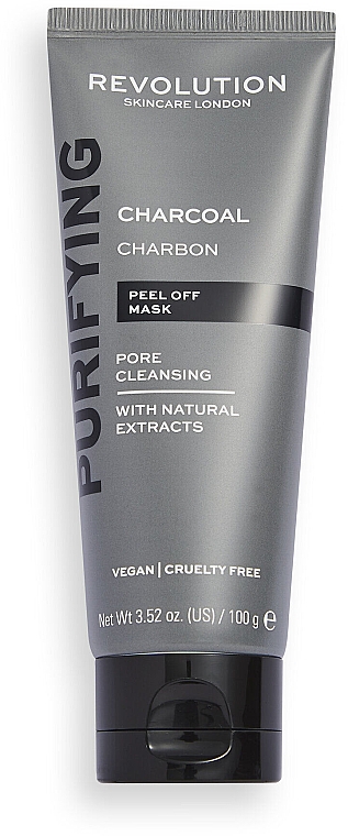 Maska za piling od ugljena za pročišćavanje pora - Revolution Skincare Pore Cleansing Charcoal Peel Off Mask