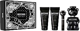 Set (edp/100ml + edp/10ml + sh/gel/100ml + ash/balm/100ml) Moschino Toy Boy