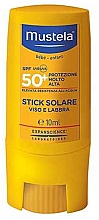 Stick za zaštitu od sunca Mustela Stick Solare Protezione Molto Alta SPF 50+