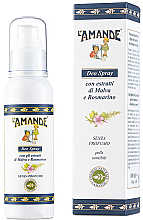 Dezodorans "Sljez i ružmarin" L'Amande Mallow & Rosemary Bio Deo Spray