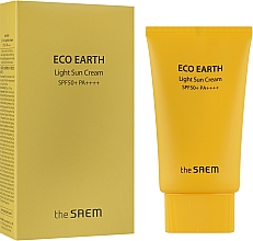 Lagana krema za sunčanje The Saem Eco Earth Power Light Sun Cream SPF50+ PA+++