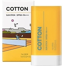 Stik za zaštitu od sunca s pamukom Missha Cotton Sun Stick SPF50+ PA++++