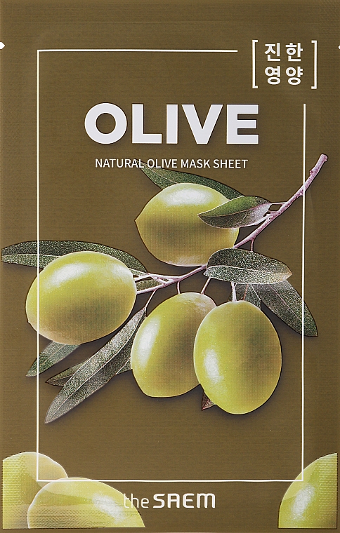 Hranjiva sheet maska - The Saem Natural Mask Sheet Olive