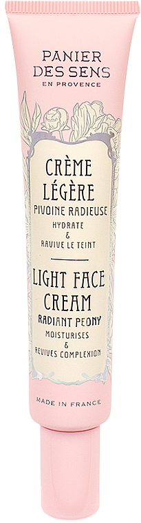 Lagana krema za lice - Panier des Sens Radiant Peony Light Face Cream