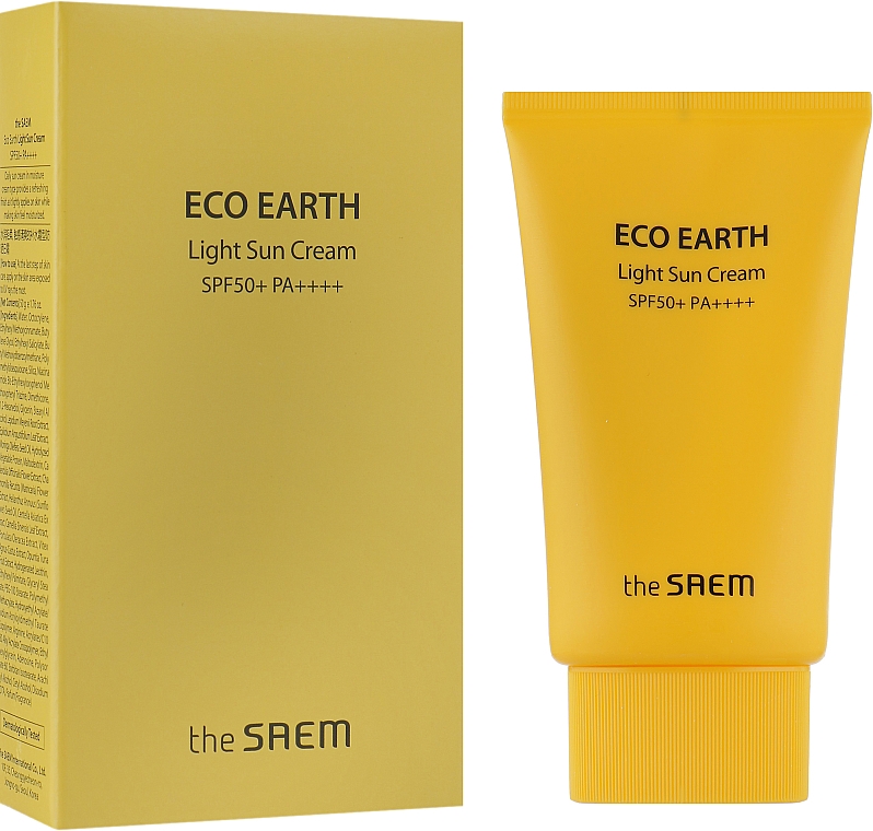 Lagana krema za sunčanje - The Saem Eco Earth Power Light Sun Cream SPF50+ PA+++