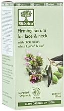 Serum za lice i vrat s Dictamelijom, proteinima riže i koenzimom Q10 BIOselect Firming Serum For Face And Neck