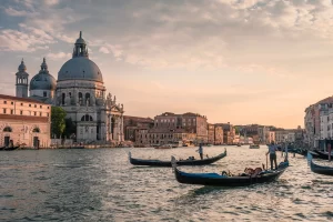 Veneza, na Itália