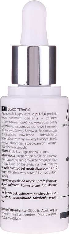 Acide glycolique 35%, usage professionnel APIS Professional Glyco TerApis Glycolic Acid 35%