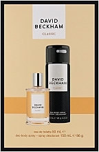 David Beckham Classic Coffret (eau de toilette/50ml + déodorant spray/150ml)