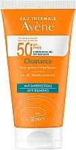 Crème solaire pour peaux à problèmes Avene Solaires Cleanance Sun Care SPF 50+