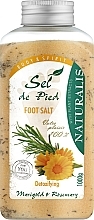 Sels au souci et au romarin pour pieds Naturalis Sel de Pied Marigold And Rosemary Foot Salt