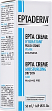 Crème à l'huile de jojoba et vitamine E pour visage Eptaderm Epta Creme Moisturuzing Face Cream