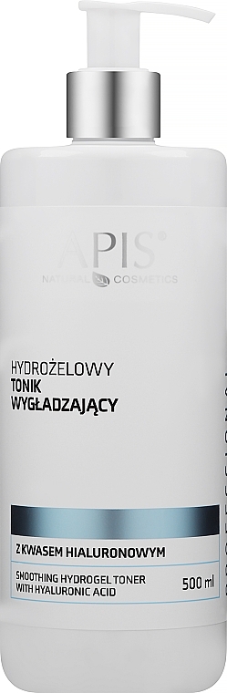 Lotion tonique hydrogel à l'acide hyaluronique - Apis Professional Smoothing Hydro Gel Toner With Hyaluronic Acid