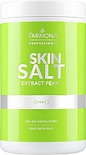 Sels de bain pour pieds à l'extrait de poire Farmona Professional Skin Salt Extract Pear Foot Bath Salt