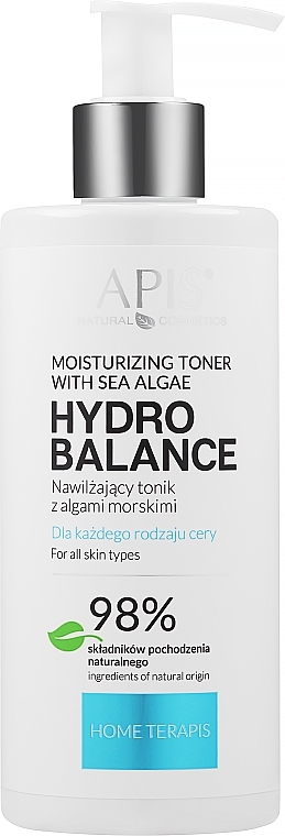 Lotion tonique aux algues marines - APIS Professional Hydro Balance Moisturizing Toner