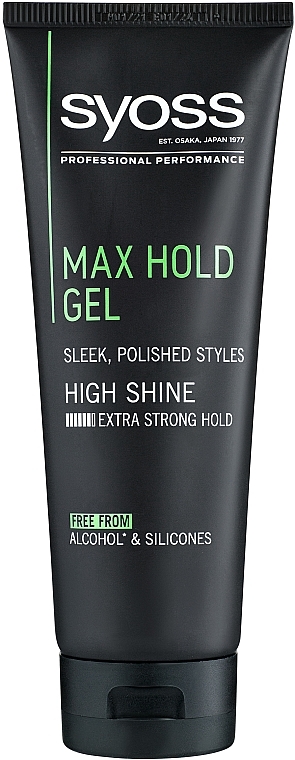 Gel coiffant, fixation extra forte - Syoss Max Hold