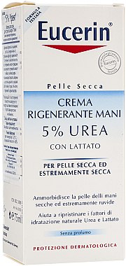 Crème à l'urée 5% et glycérine pour mains - Eucerin Repair Hand Creme 5% Urea