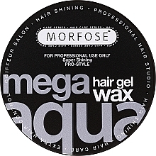 Gel-cire coiffant Morfose Mega Aqua Hair Gel Wax 5