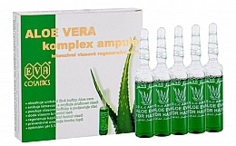 Ampoules à l'aloe vera pour cheveux Eva Cosmetics Aloe Vera Complex Hair Care Ampoules