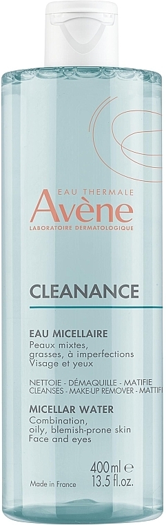 Eau micellaire sans rinçage - Avene Eau Thermale Cleanance Micellar Water