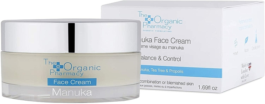 Crème au manuka et lavande pour visage - The Organic Pharmacy Manuka Face Cream