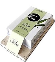 I Want You Naked Set Holy Hemp Soap Stone Set (savon/100g + porte-savon)