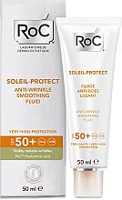 Fluide anti-rides lissant pour visage SPF 50 RoC Soleil Protect Anti-Wrinkle Smoothing Fluid SPF50