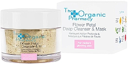 Masque pour visage The Organic Pharmacy Flower Petal Deep Cleanser & Mask