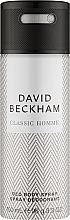 David Beckham Classic Homme Déodorant spray